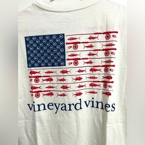 NWT Vineyard Vines Men’s Short Sleeve Reel Flag
